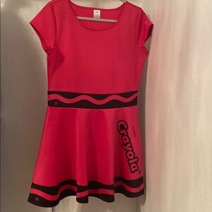 Hot pink Crayola Halloween Costume